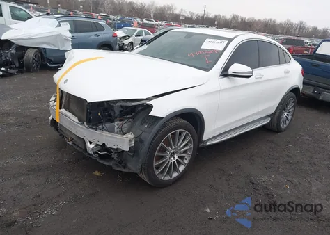 2018 Mercedes-Benz Glc 300 Coupe 4Matic из США, поврежденный, VIN WDC0J4KB0JF470637